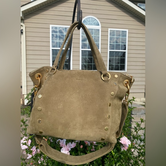 Hammitt Large Daniel and 5N wallet in Plume Moss Nubuck Leather SET!!! - Picture 2 of 7